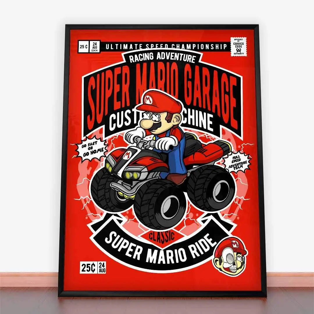 Plakat Mario Ride.