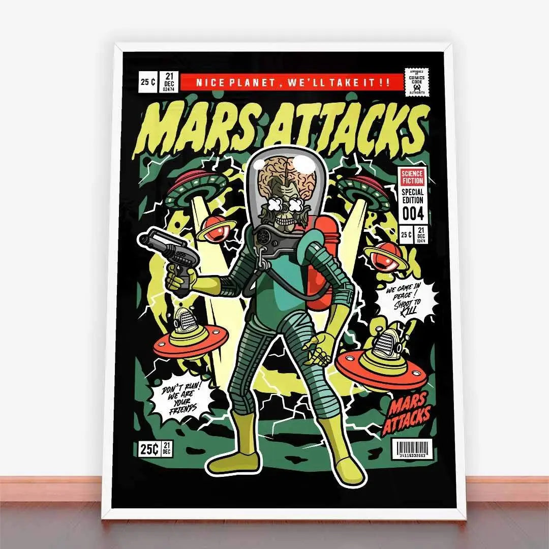 Plakat Mars Attacks.