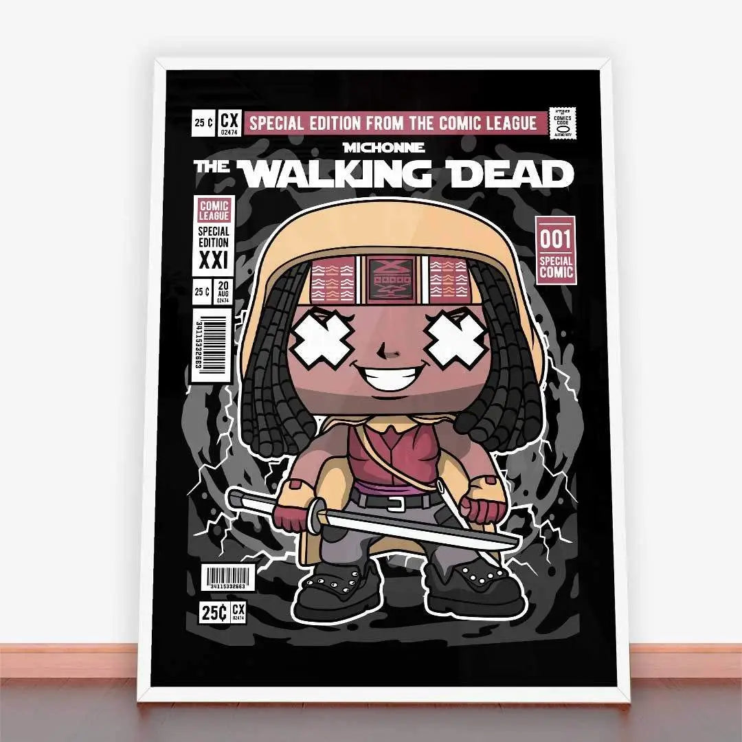 Plakat Michonne The Walking Dead.