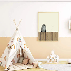 Plakat Młody Jastrząb na Płocie.