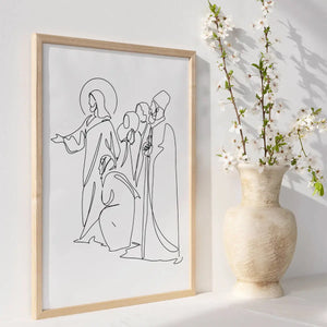 Plakat Nauczanie Jezusa.