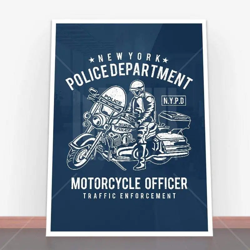 Plakat NYPD.