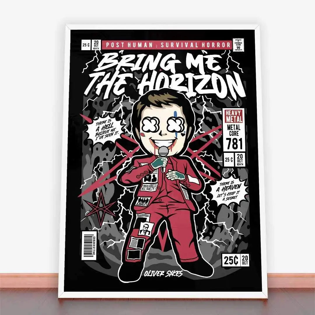 Plakat Oliver Sykes BMTH.