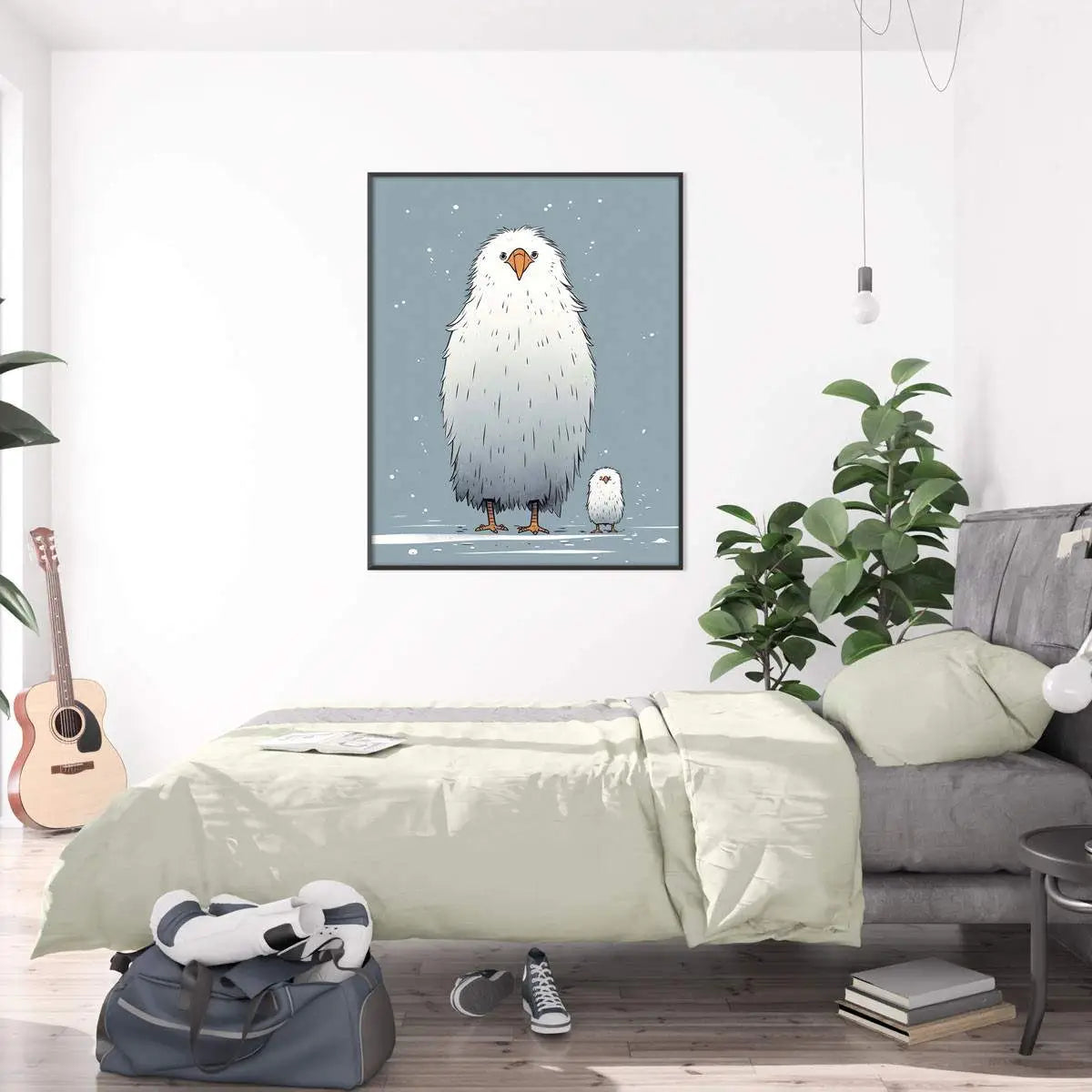 Plakat Orzeł z Młodym Orzełkiem.