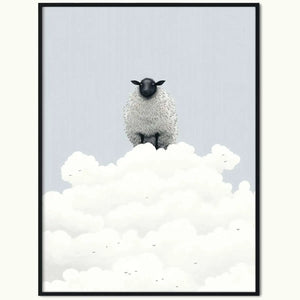 Plakat Owca w Chmurach.