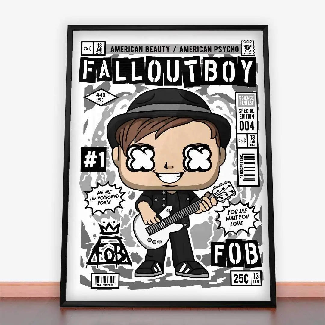 Plakat Patrick Stump Fall Out Boy.