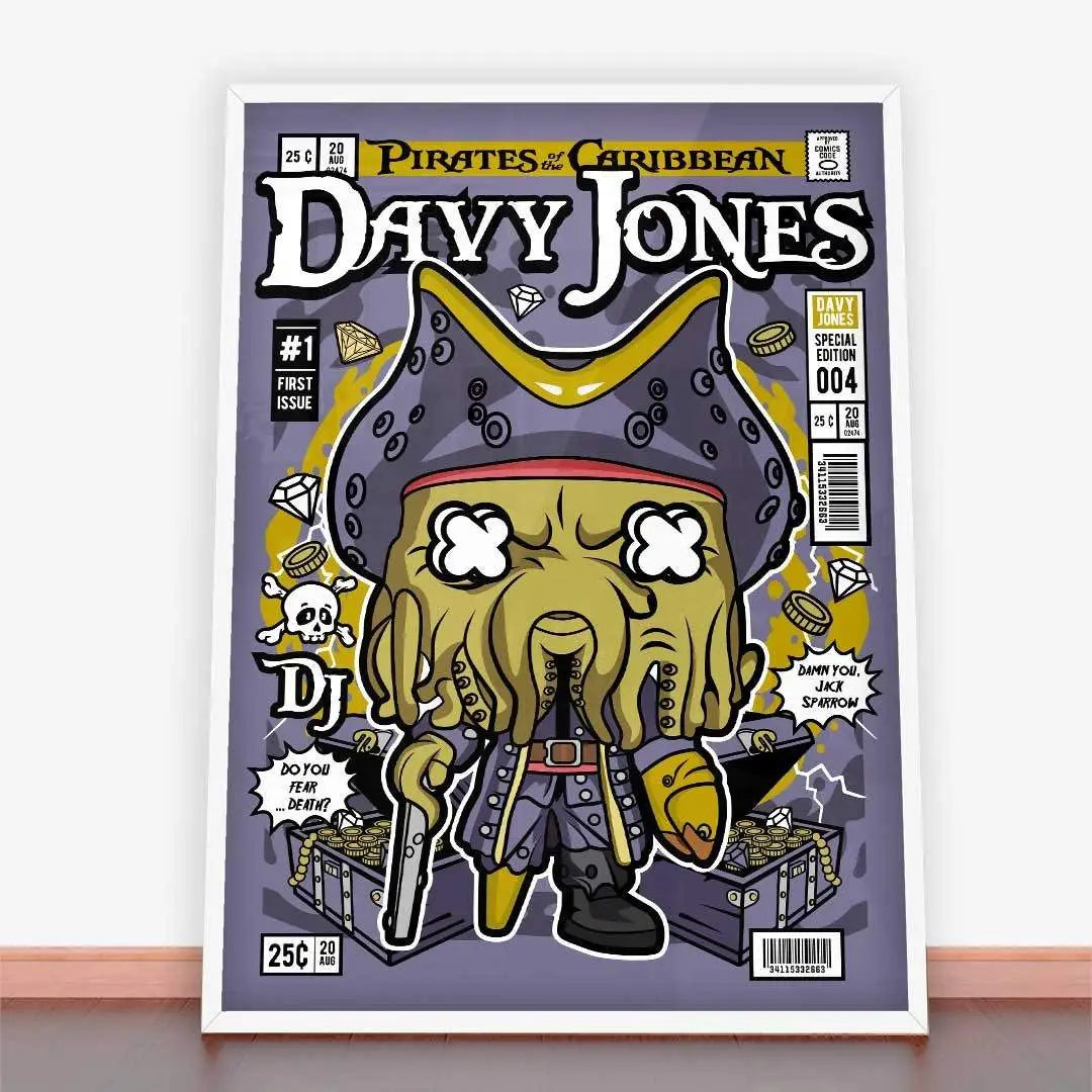 Plakat Piraci Z Karaibów - Davy Jones.