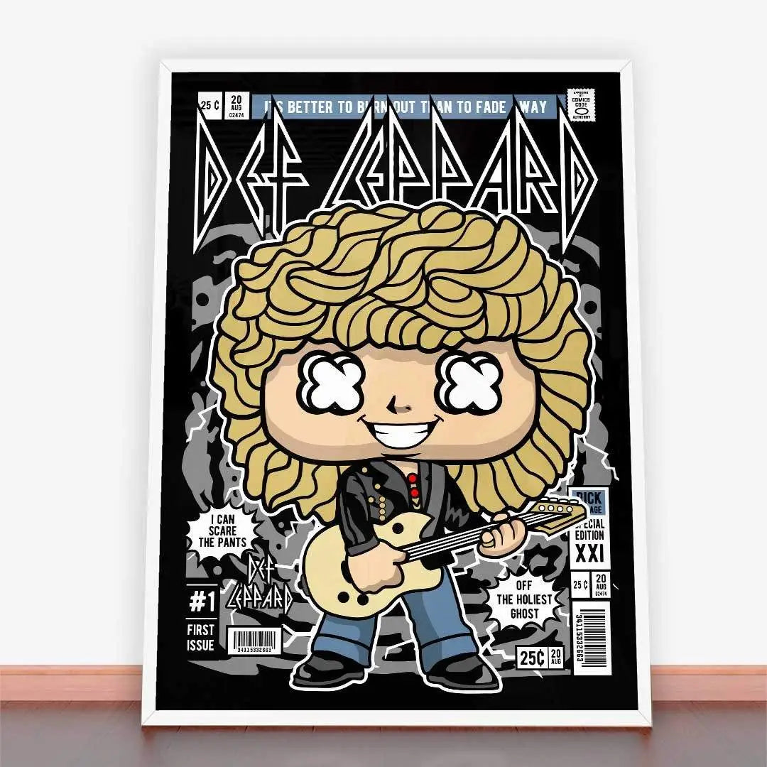 Plakat Rick Savage Def Leppard.