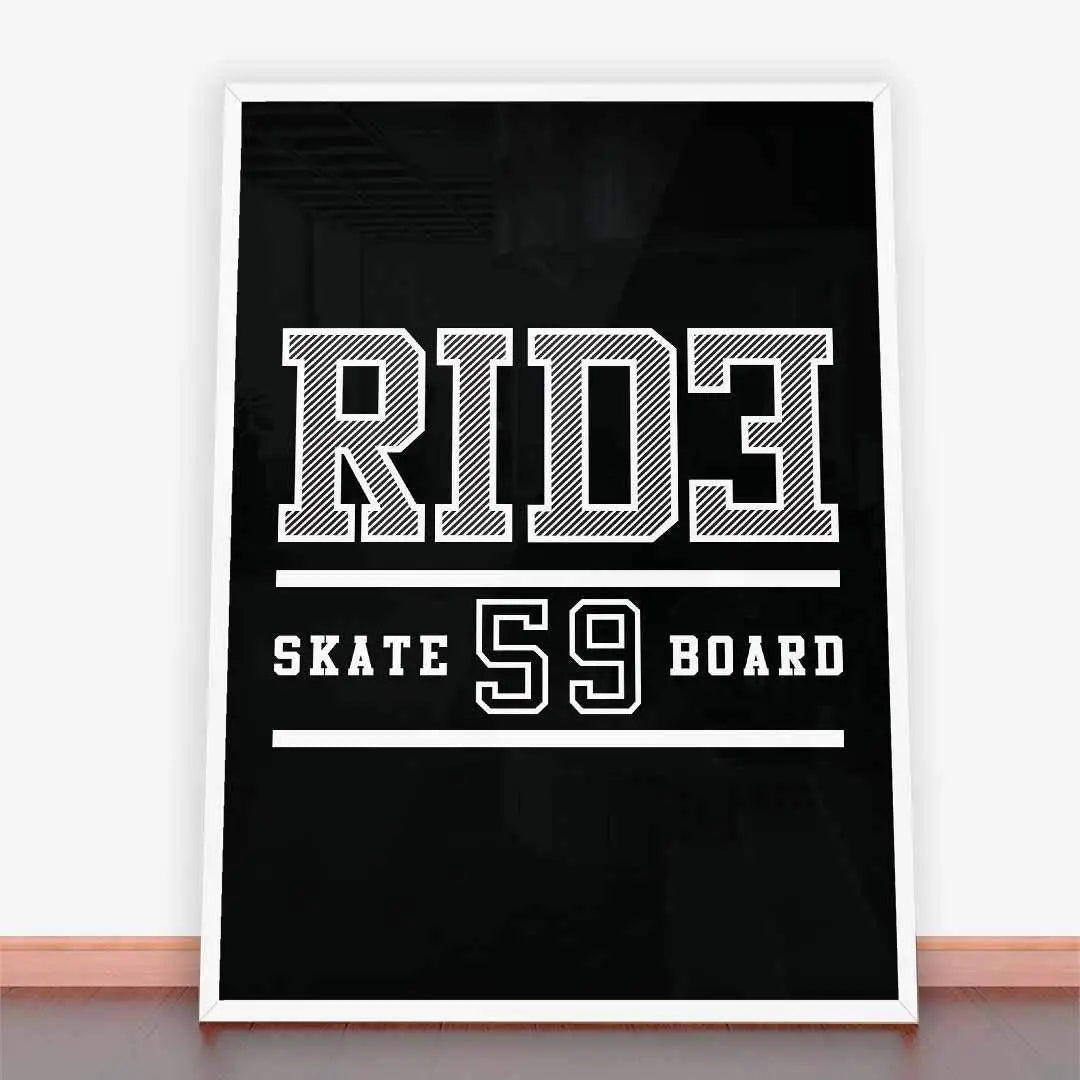Plakat Ride Skateboard.
