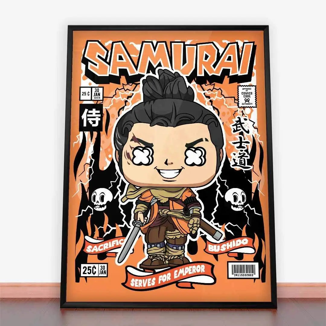 Plakat Samurai Bushido.