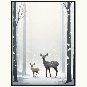 Plakat Sarenki Zimową Porą.