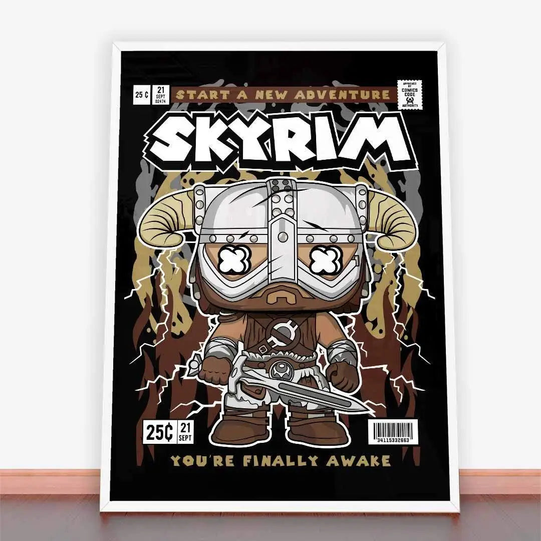 Plakat Skyrim.