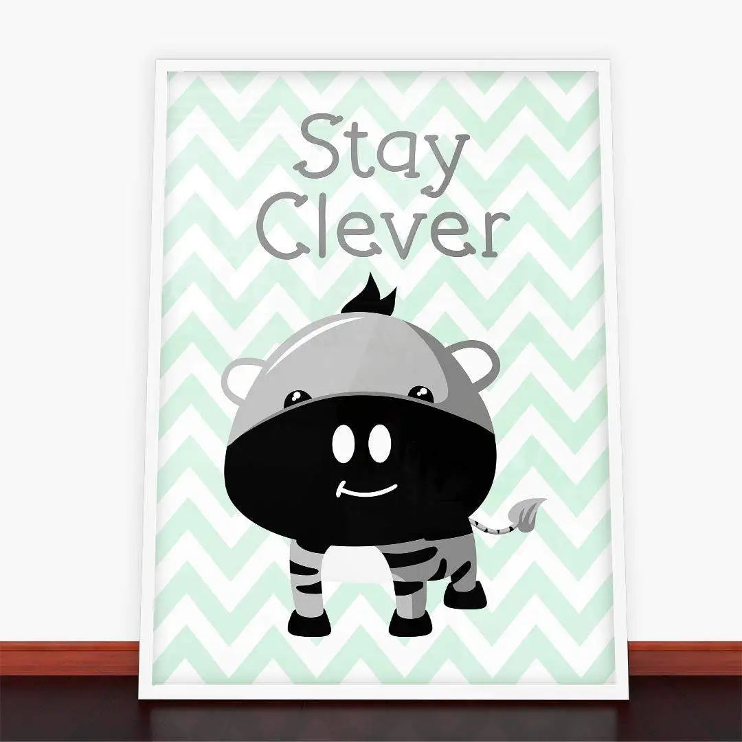 Plakat Stay Clever.