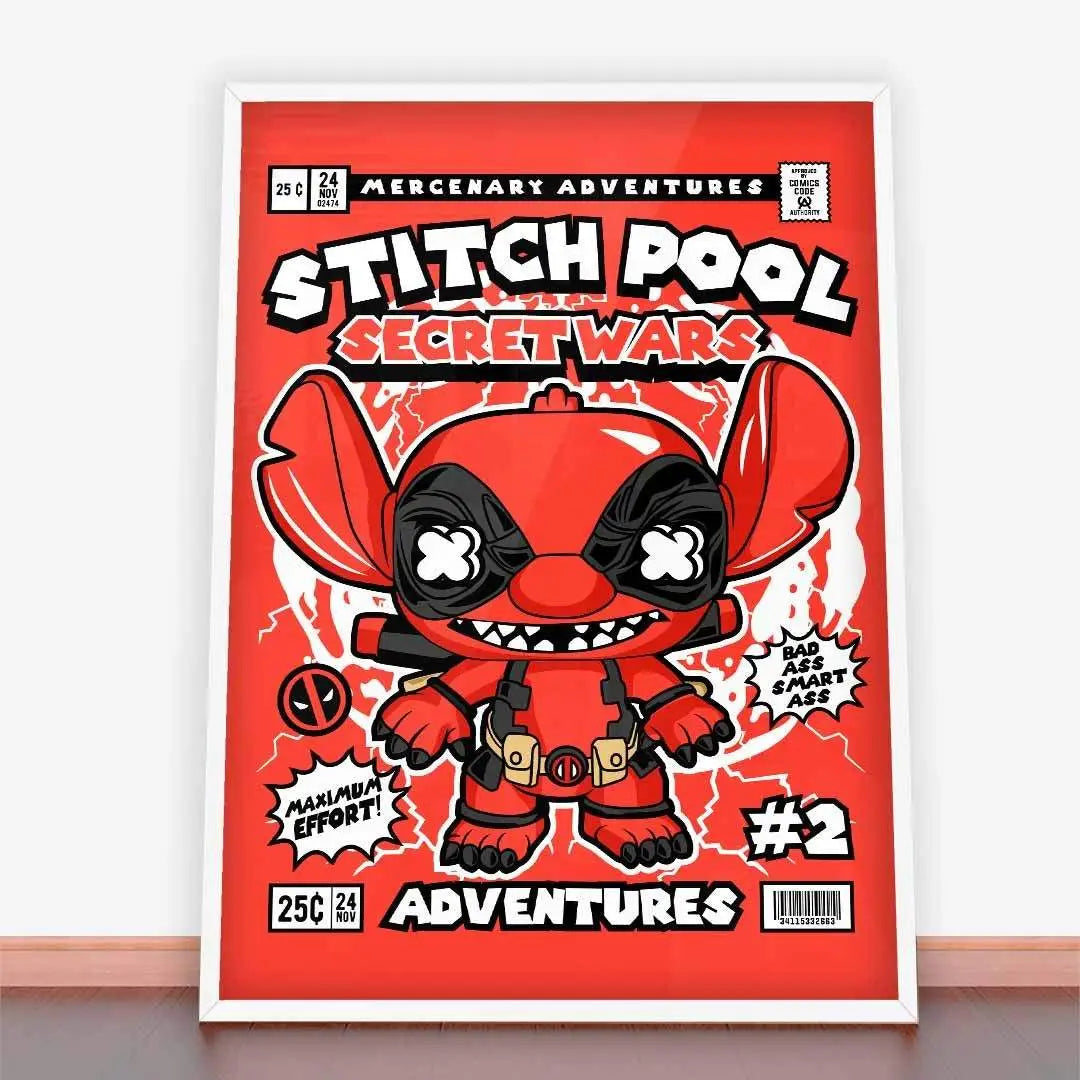 Plakat Stitch Pool.