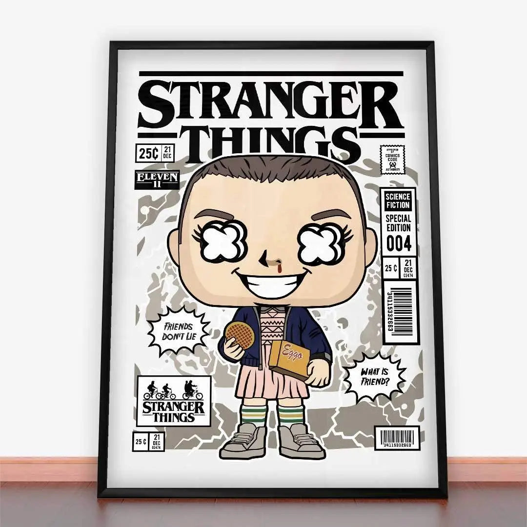 Plakat Stranger Things - Eleven With Eggos.