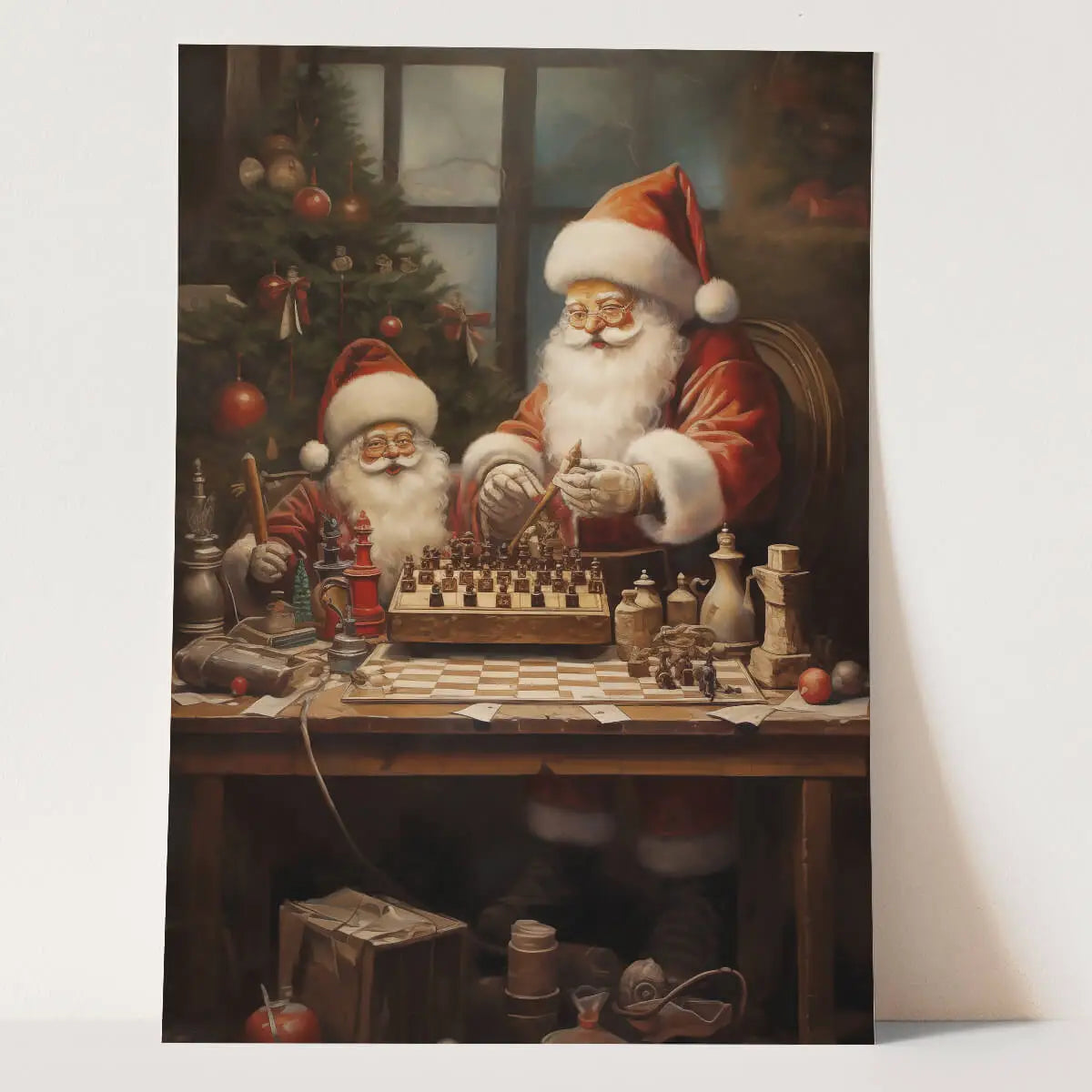 Plakat Świąteczny Gambit Mikołaja.