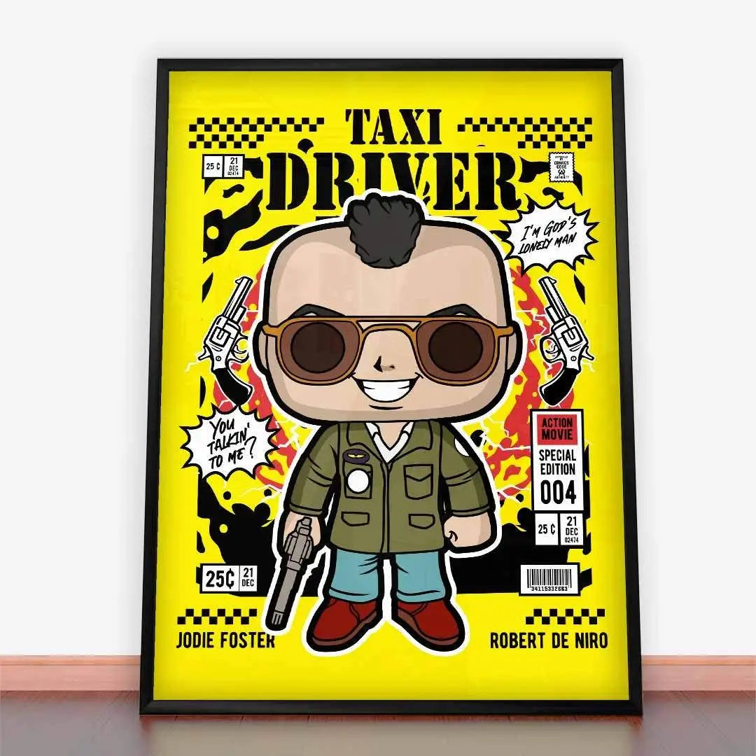 Plakat Taxi Driver Robert De Niro.
