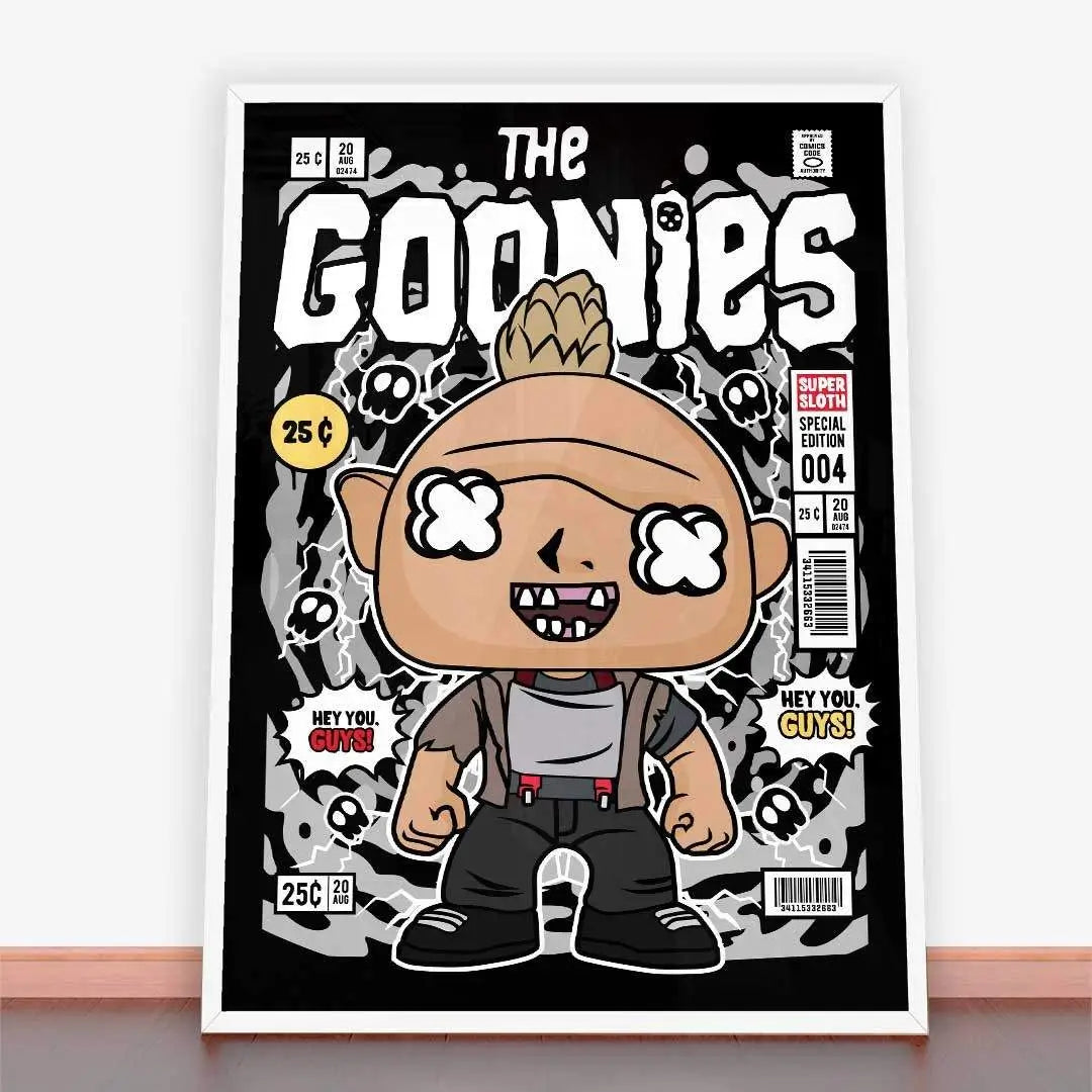 Framed Plakat The Goonies - Sloth comic book art for młodzieżowe plasterki