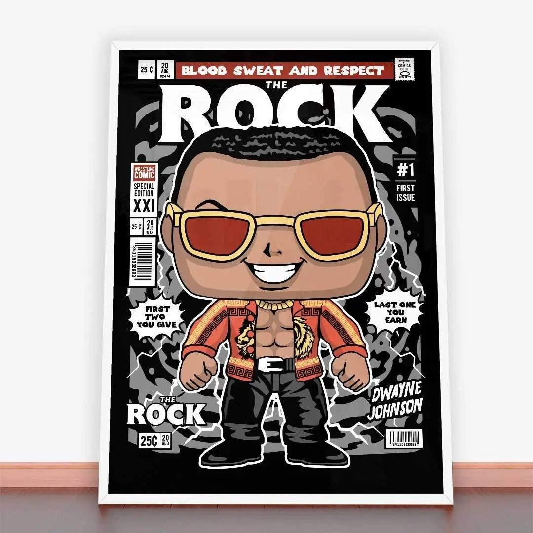 Plakat The Rock Dwayne Johnson.