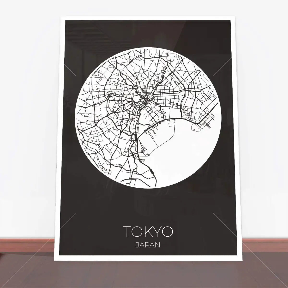 Plakat Tokyo map.