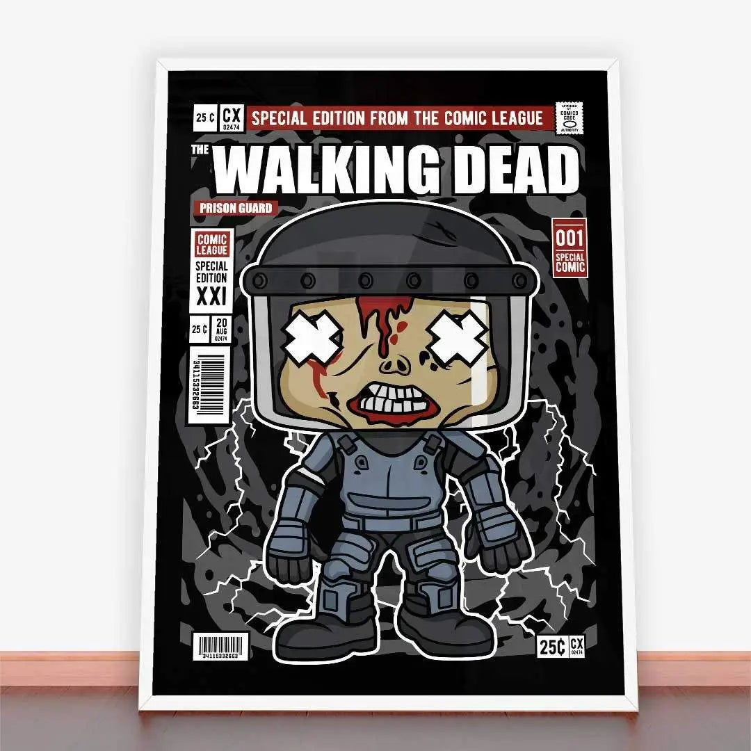 Plakat Walking Dead Prison Guard.