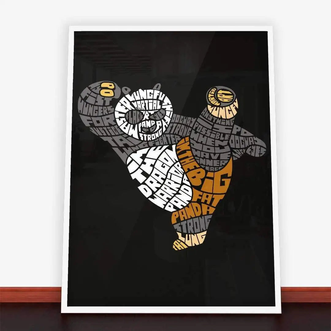 Plakat Warrior Panda.
