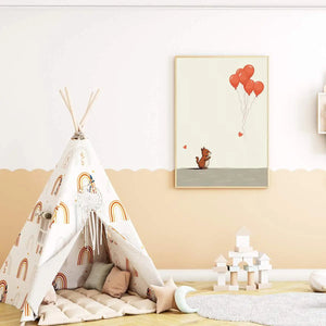 Plakat Wiewiórka i Balony.