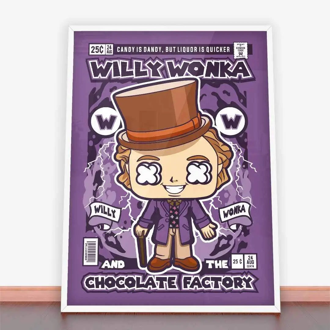 Plakat Willy Wonka And The Chocolate Factory.