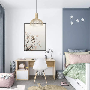 Plakat Wróbel na Drzewie.