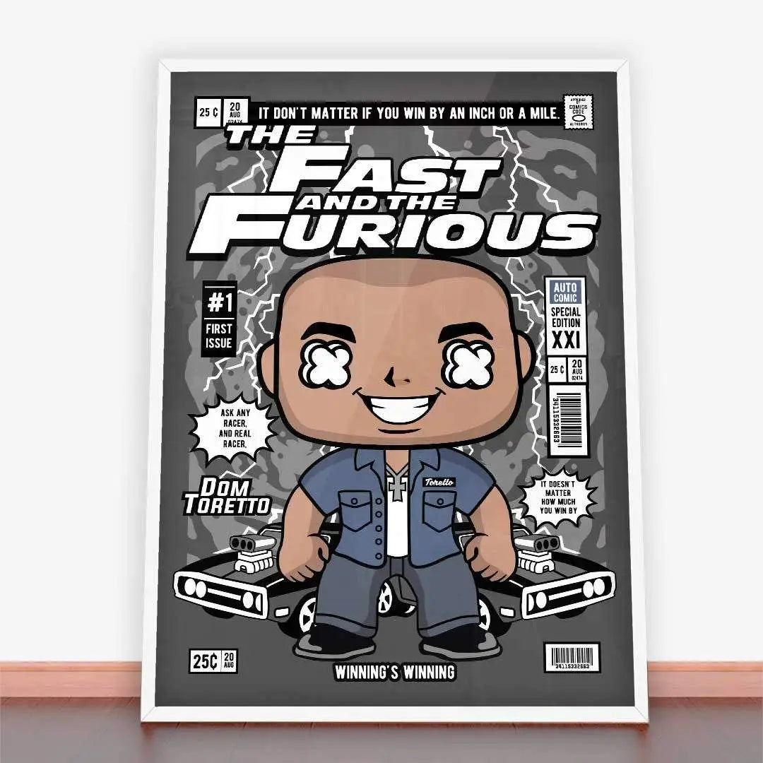 Plakat Za Szybcy Za Wściekli - Dom Toretto.