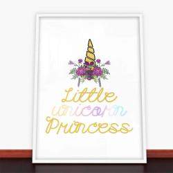 Plakat Little Unicorn Princess