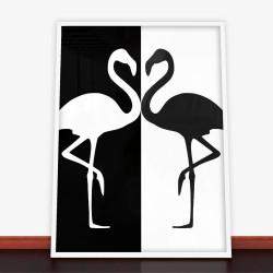 Plakat Flamingos