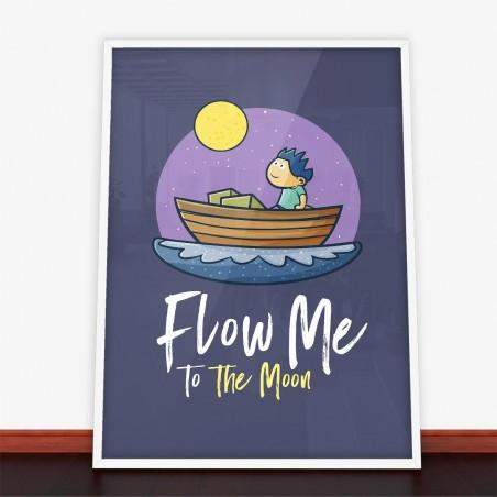 Plakat Flow Me To the Moon