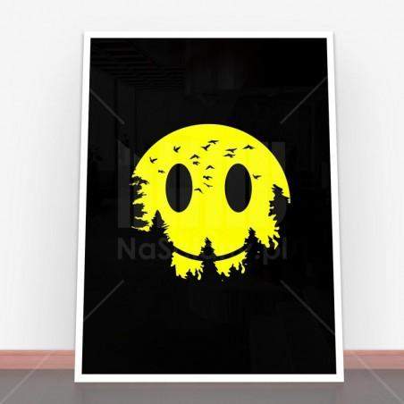 Plakat Smiley Moon