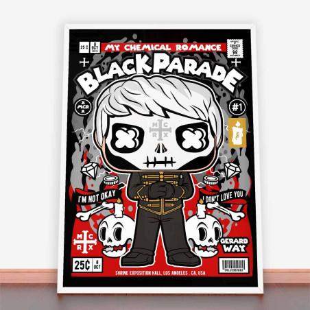 Plakat Gerard Way Black Parade