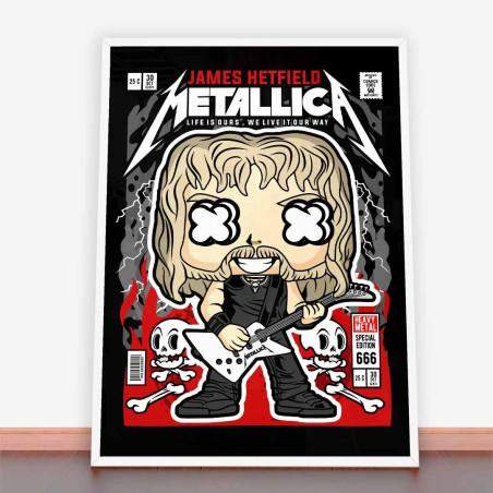 Plakat James Hetfield Metallica