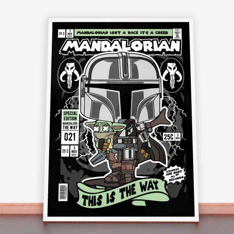 Plakat Mandalorian