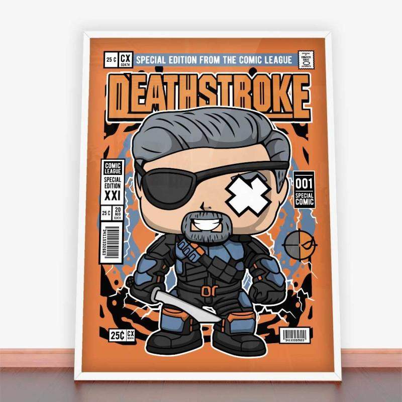 Plakat Deathstroke Unmasked
