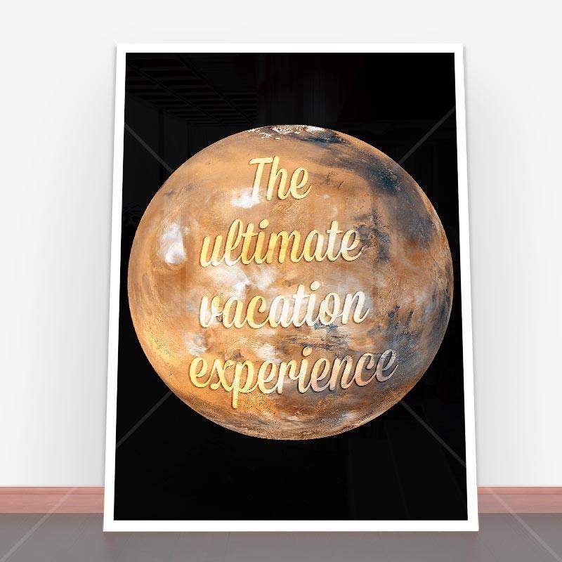 Plakat Mars Vacation