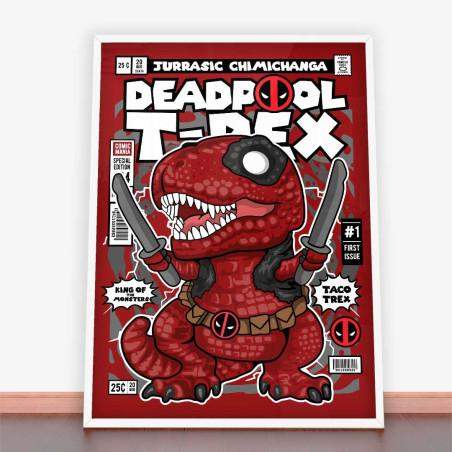 Plakat Deadpool Trex
