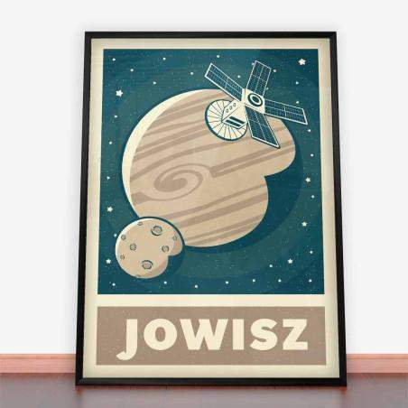 Plakat Jowisz w stylu retor