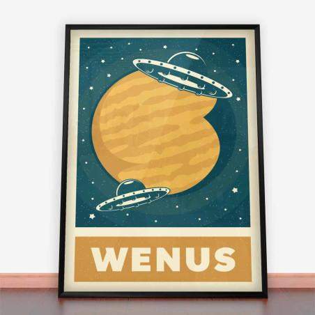 Plakat Wenus w stylu retor