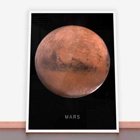 Plakat planeta Mars