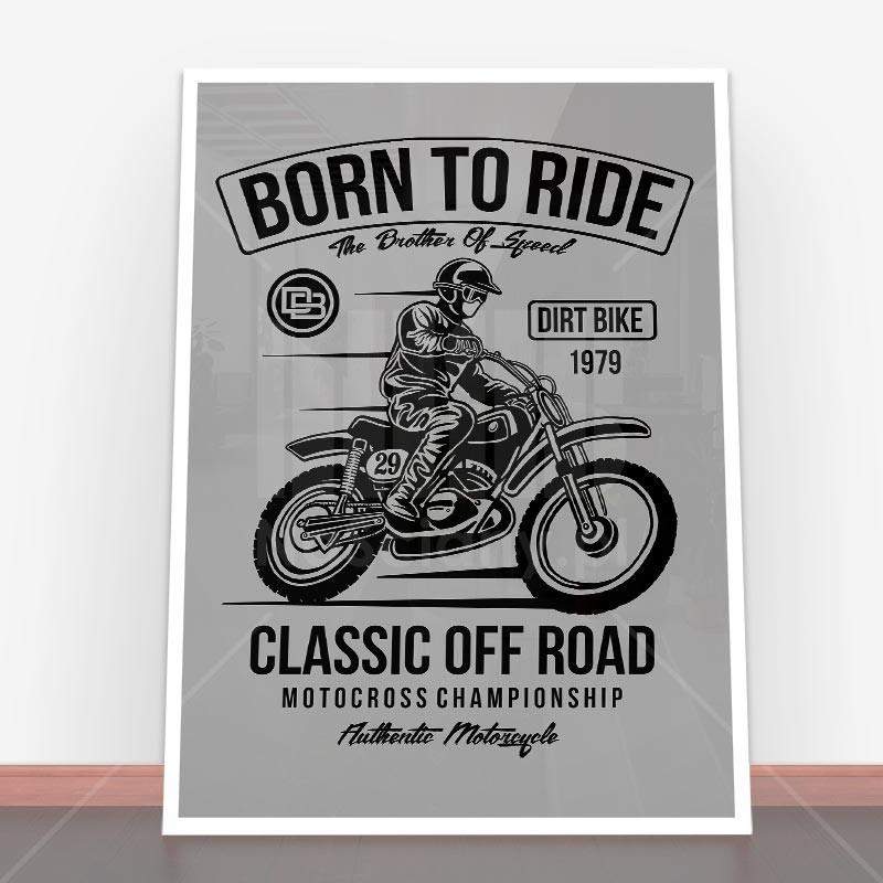 Plakat Born To Ride