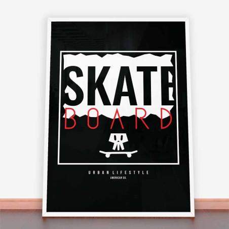 Plakat Skateboard Urban Lifestyle American