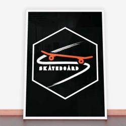 Plakat Skateboard Miejski Sport