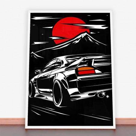 Plakat Nissan Silvia s15 Haruna
