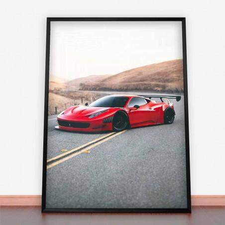 Plakat Ferrari 458 GT3
