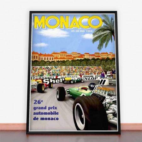 Plakat Grand Prix Monaco, 1968
