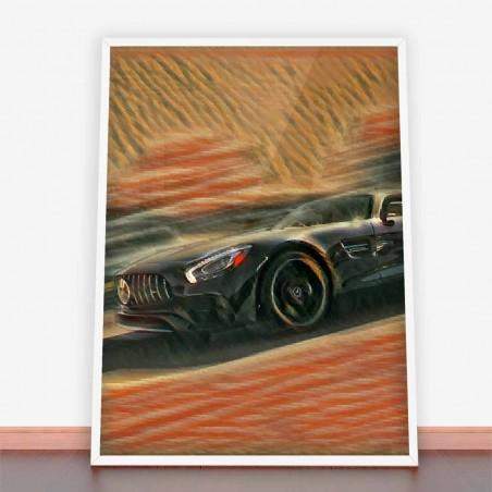 Plakat Mercedes AMG GT